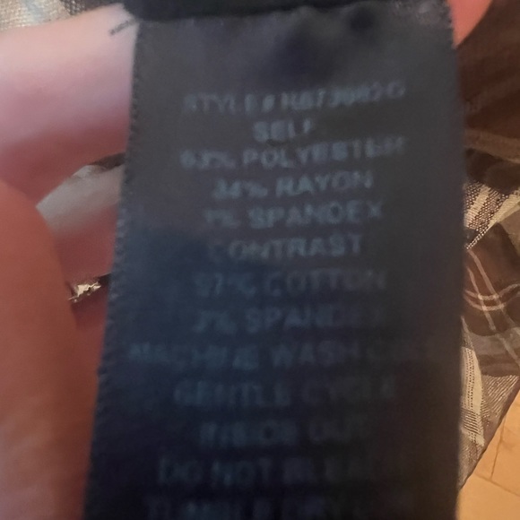 Faith ,Love & Passion Preppy Brown Plaid Jumper size 3 Preppy Academia - Picture 5 of 12